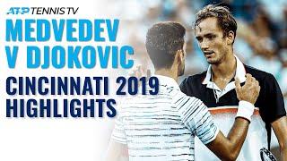 Novak Djokovic vs Daniil Medvedev: Cincinnati 2019 Extended Highlights