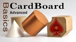 CardBoard Advanced Basics Tutorial guide for model making: modeling for Designers & Architects