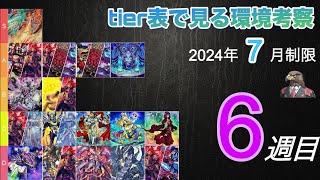 【CS優勝者が徹底解説！】2024年7月6週目の環境考察【遊戯王】【関西tier表作成者】