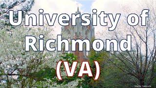 【엔디쌤tv : 미국 대학 이야기】 87 번째 - 리치몬드 대학 (University of Richmond : VA) 【한국어】