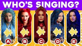 Guess Who's Singing  Descendants: The Rise of Red ️Red, Chloe, Jay, Uliana, Mal, Evie, Carlos...