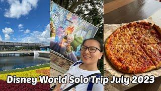 Disney World Solo Trip July 2023 Day 5 - Epcot Morning (Frozen, Test Track & More) and Elemental