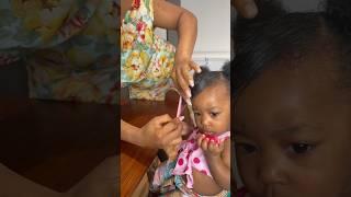 Swoop bang hair tutorial!  #shorts #explore #instagram #reels #tiktokviral #baby #hair