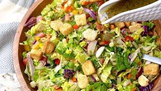 Best Fattoush Salad Dressing #salad #fattoush #healthyfood #dressing