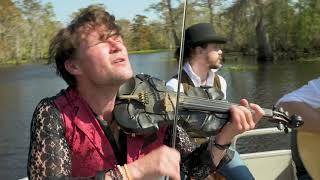 Louisiana "Bayou Blues" by The Trouble Notes from the Swamps. One Shot Rock Violin, Guitar and Cajon