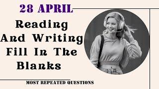 april 2025 pte reading and writing fill in the blanks |  practice prediction