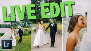  LIVE Editing A Real Wedding
