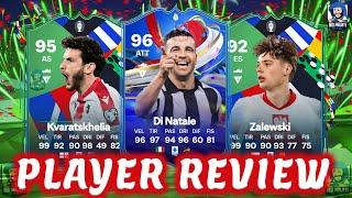 DI NATALE 96, KVARATSKHELIA 95, ZALEWSKI 92 - PTG  | #FC 24 Review (ITA)