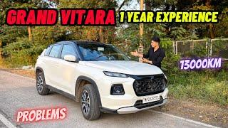 Grand Vitara 1 Year Ownership Experience  | Mileage , Comfort , Problems 13000 KM Review |