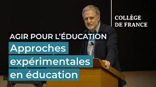 Approches expérimentales en éducation (2) - Agir pour l'éducation (2023-2024)