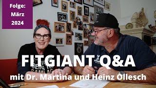 Q&A Heinz & Dr. Martina Ollesch: Arginin/Krebs, Thunfisch/Quecksilber, Arthrose, Normalgew./Insulin
