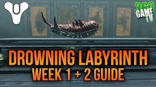 Drowning Labyrinth Quest Guide (Week 1+2) + Worms Collectibles - Sundered Doctrine - Destiny 2