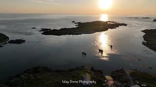 Scotland Isle of Islay drone footage