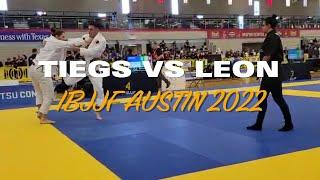 Aaron Tiegs vs Ramiro Leon (IBJJF Austin 2022)