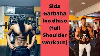 Jimicsi garbaha dhamestiran (Full Shoulder Workout) ft. Mb Roble