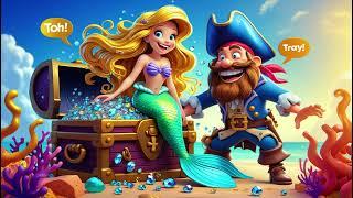 The Mermaid and the Pirate’s Giggle ‍️‍️
