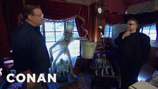 Andy Visits Guillermo Del Toro's Bleak House | CONAN on TBS