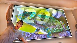 MASSIVE 120-INCH Laser TV! Hisense PX1-Pro Review