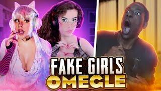 FAKE eGIRLS (Ft. aMildCow) Troll People On Omegle! (Voice Trolling)