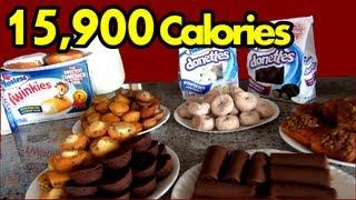 "The Sweetest Food Challenge in the History of Ever" (Hostess Snack Challenge) | Matt Stonie