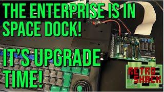 The Enterprise 64 is in spacedock for a refit and upgrades!  Memory, SD Card, Floppies, The Works!