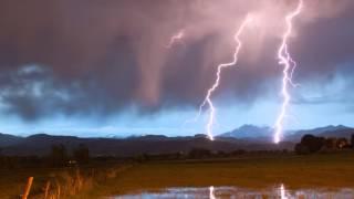 Colorado Longs Peak Lightning Thunderstorm