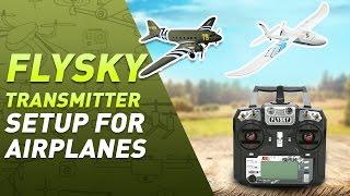 Setting up FlySky Radio for Airplanes | Dual Rate | Expo | Landing Gear