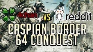 Reddit vs 4CHAN 64 Players Karkand Rush