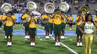 Carver Montgomery Marching Band 2024 Halftime Show & Marching Into Stands vs Percy Julian