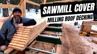 Milling Your Own Roof Decking // Sawmill Shed Build // Woodland Mills HM130 Max // Milling Lumber