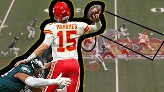 Film Study: Who's to BLAME for Patrick Mahomes getting sacked so much | Kansas City Chiefs Vs Eagles