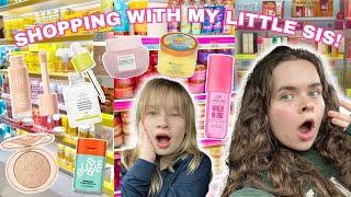 SHOPPING WITH MY LITTLE SISTER FOR NEW SKINCARE AND MAKEUP 