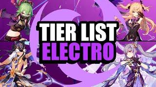 Los Mejores Personajes de Electro - Tier List Genshin Impact