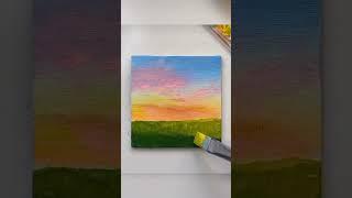 easypeasy art  #painting #viral #canvaspainting #fypシ゚viral #floralpainting