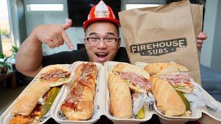 FIRE HOUSE SUBS - MUKBANG - My First Time Eating It