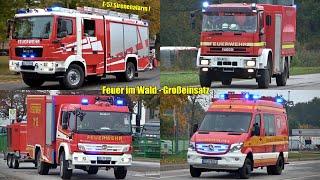 [WALDBRAND - GROßEINSATZ || E-57 SIRENENALARM!] - Einsatzfahrten zum Großeinsatz in Bargfeld-Stegen