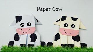 How To Make Easy Paper Cow For Kids / Nursery Craft Ideas / Paper Craft Easy / KIDS crafts