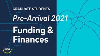 Pre-Arrival Webinar: Graduate Student Funding & Finances