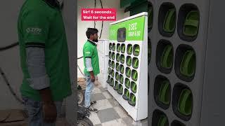 6 seconds battery swapping | 6 सेकंड में बैटरी चार्ज | Zypp Electric #shorts #electricvehicles