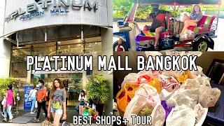 Platinum Fashion Mall Bangkok || Best shops to shop from + Mall shopping tour 