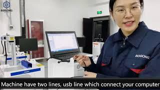 Chinese Factory Directlt Sales fiber Laser cutter/engraver Machine | BOGONG LASER MARKING MACHINE
