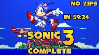 [TAS] Sonic 3 Complete "Sonic 100%, no zips" in 59:24
