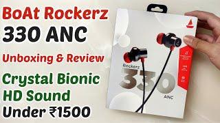 boAt Rockerz 330 ANC Bluetooth Neckband 13mm Drivers ASAP™ Charge UnBoxing & Full Detailed Video.