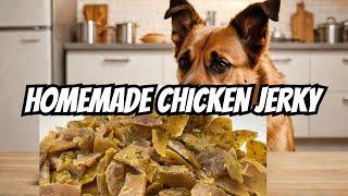 How To Make Chicken Jerky For Dogs - Homemade Dog Treats