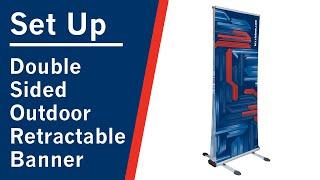 Double-Sided Outdoor Retractable Banner - Tex Visions