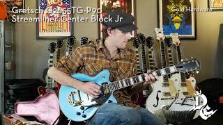 DG | Gretsch G2655TG Limited Edition Streamliner Center Block Jr. P90 Riviera Blue Satin