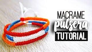 Pulsera Your Name  » ️ tutorial | como hacer brazalete de hilo | diy ● Friendship bracelet #105