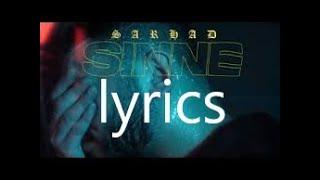 SARHAD109 - SINNE (lyrics)