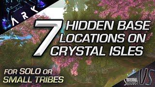 7 Hidden Base Locations on Crystal Isles For Solo or Small Tribes | Official Settings