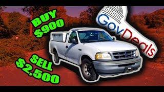 GovDeals Auction 1997 Ford F250 (Buy $900 - Sold $2,500) EASY MONEY